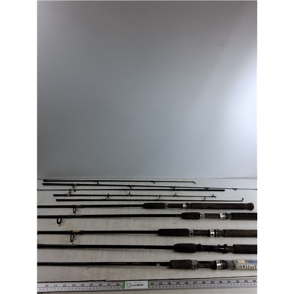 (5) Fishing Poles  -  PICK UP