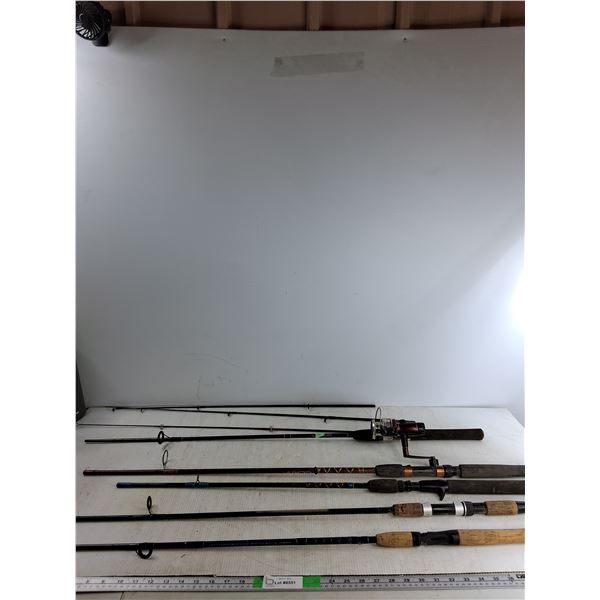 (5) Fishing Poles  -  PICK UP