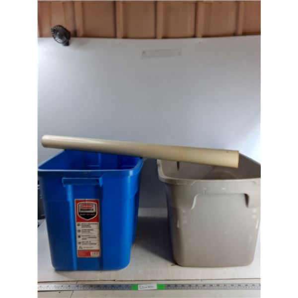 *(2) Tubs (Empty) Tube (Empty)  -  PICK UP ONLY