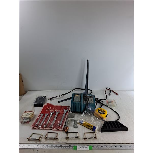 Makita Battery Charger, Wrench Set, Misc