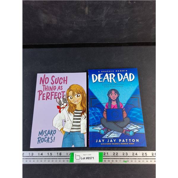 (2) Books - No Such Thing as Perfect, Dear Dad