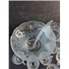Image 6 : Glass Punch Bowl, Ladle, Bowl, Cups  -  PICK UP