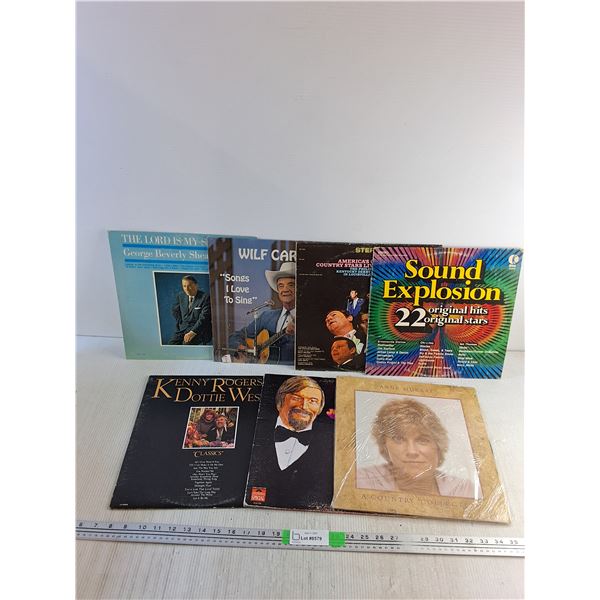 (7) Vinyl Records - Sound Explosion, Kenny Rogers, Anne Murray