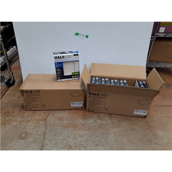 (12) Halo LED 4" Direct Ceiling Mount Downlights - New  -  PICK UP ONLY