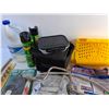 Image 8 : Raid Spray, Bleach, Miter Box, Pack Fitness Food Containers, Drill Bits, Rubber Soles, Misc