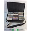 Image 1 : Case Logic Cassette Organizer,  Audio Cassettes - Billy Idol, Bruce Springsteen, David Roberts