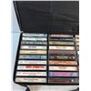 Image 2 : Case Logic Cassette Organizer,  Audio Cassettes - Billy Idol, Bruce Springsteen, David Roberts