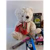 Image 2 : Plush Bear, Hammer, Low Voltage Recessed Cable Plates, Light Bulbs, Plastic Drop Sheet, Slavic Doll
