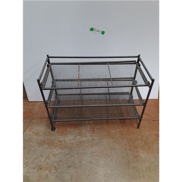 ** 3 Tier Shoe Rack 26" x 12" x 19" -  PICK UP ONLY