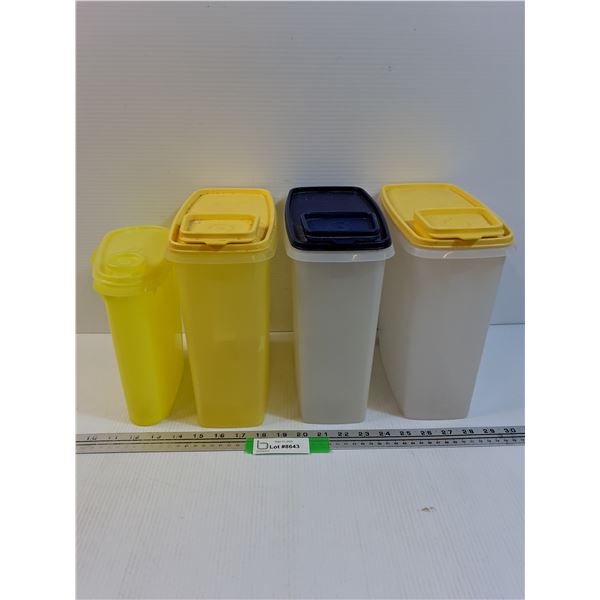 (3) Tupperware Storage Contatiners - Assorted