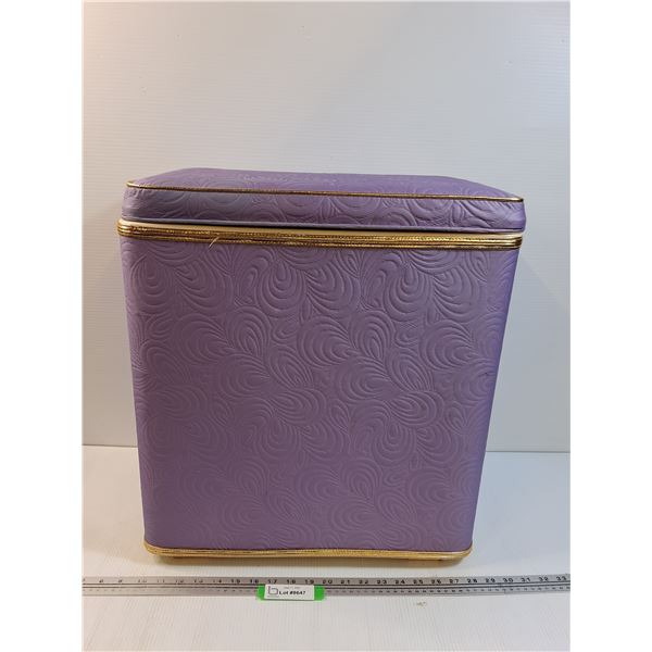 * Purple Laundry Hamper - 21" x 19" x 11" -PICK UP ONLY