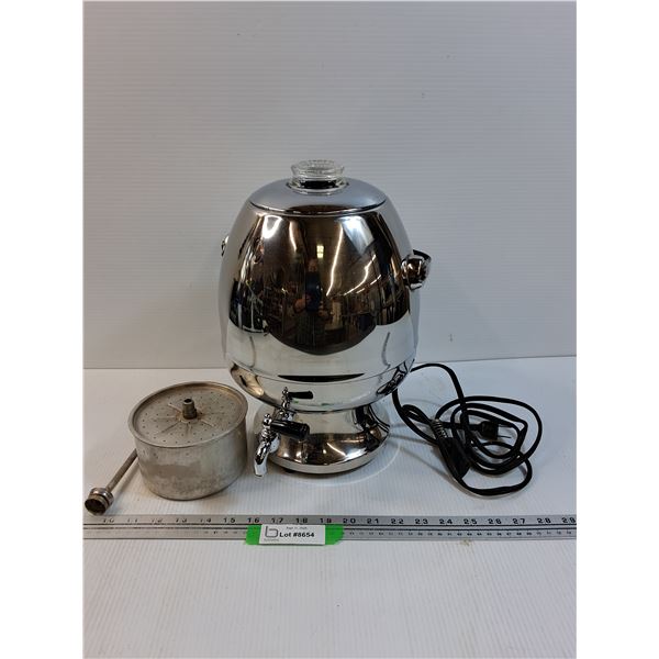 Philips Stainless Steel Vintage Coffee Percolator - As Is, Powers On