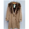 Image 1 : * Weatherman by Mac-Mor of Canada - Fur & Wool Ladies Half Length Dress Coat - Approx Size Medium