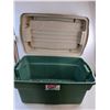 Image 2 : Rubbermaid Lidded Storage Tote - 32x18x17.5" - Pickup Only