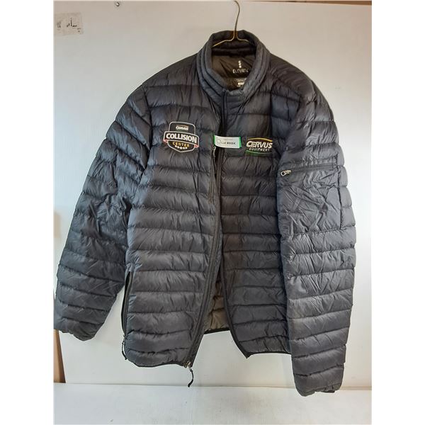 * Elevate Mens XL Puffer "Cervus Collision Center" Fall Jacket