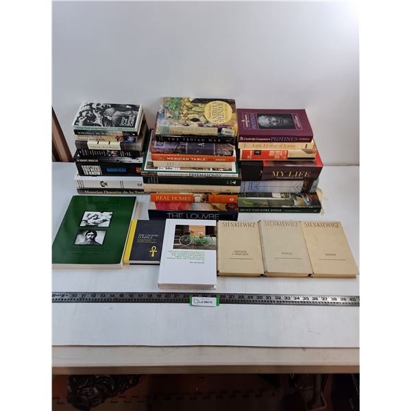 * (31) Assorted Books - Mainly Historical & Culinary - Pickup Only