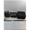 Image 1 : Electrimart Space Heater - Powers On, Sony Dock Radio - Powers On, RL Soco Storage Tote