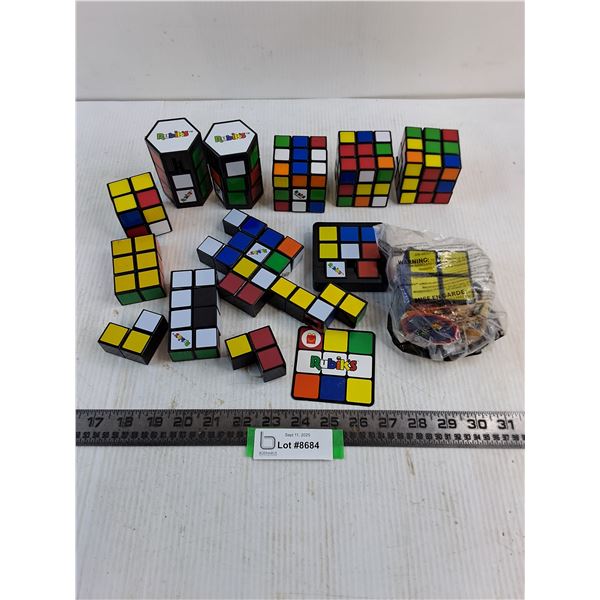 Assorted Rubik's Cubes
