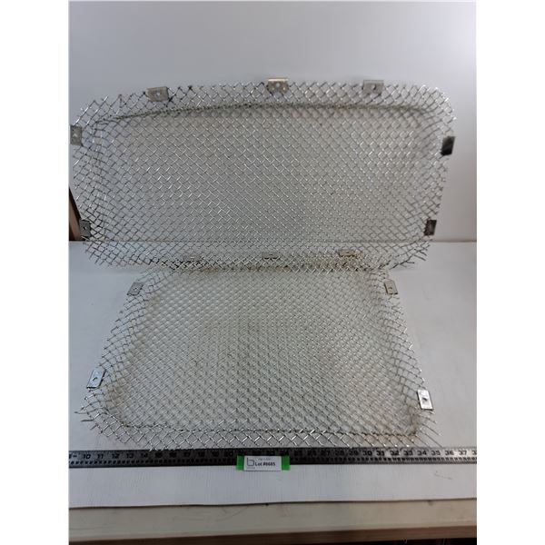 (2) Parts Washing Grills (34x17" & 26x20") -  PICK UP ONLY