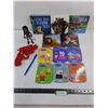 Image 1 : (11) Children's Books, Toy Figurine, Large Water Gun