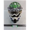 Image 1 : HJC Motocross Helmet - Size Adult 2XL, Thor Goggles