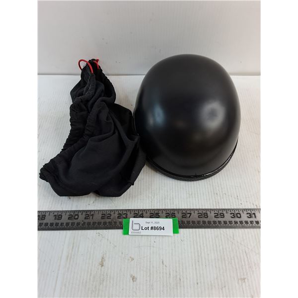 Biker's Helmet with Tote - Approx Adult XL Size