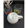 Image 3 : (16) Beverage Containers (Glassware & Ceramic - Some "Friends" Theme)