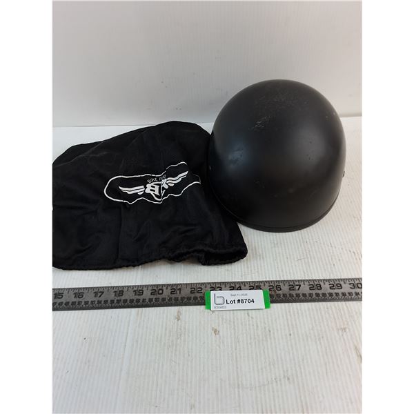 Biker Helmet with Tote - Size Adult Large