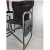 Image 3 : Foldable Adult Camping Chair with Side Tray - Some Rust  -  PICK UP ONLY