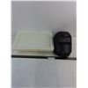 Image 1 : Welder's Helmet, Shallow Storage Tote - 18x12x3.5"