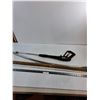 Image 1 : Pressure Washer Handle, Bamboo Stakes, 4' Steel Shelf Bracket, 5' Bowed 1" Steel Tube - Pickup Only