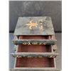Image 3 : Paris Fleur De Lis Book Pile Style Jewelry Box, (4) Buddhist Ornaments