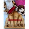 Image 4 : Various Plush Toys, Lunch Box, Wooden Horse Race Game