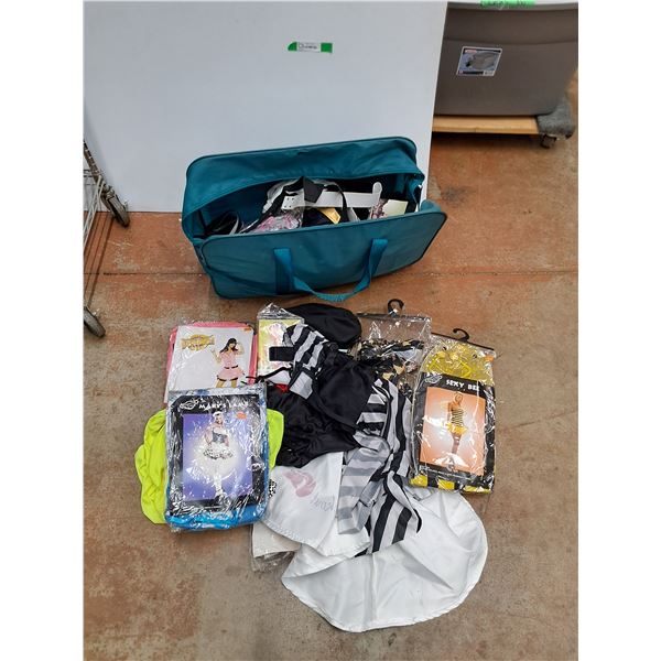 Various Halloween Dresses, Sport Equipment Bag  -  PICK UP ONLY