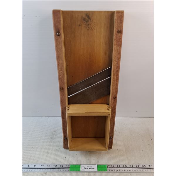 Vintage Wooden Silvretta Cabbage Cutter