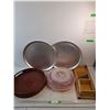 Image 1 : Serving Platters, Serving Tray, Divided Fruit Tray with Lid, Cabbage Cutter