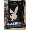 Image 1 : Playboy Throw Blanket 81" x 65"