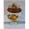 Image 1 : Ceramic Wall Mountable Salt Cellar/Box - 7" x 7" x 4"