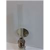 Image 3 : Sinard Oil Lamp Stainless Steel & Brass Lamp w/Wall Mount Holder - 18" Tall -  PICK UP