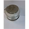 Image 3 : Hoosier Cabinet Glass Storage Jar w/ Metal Mount - 10" x 9"