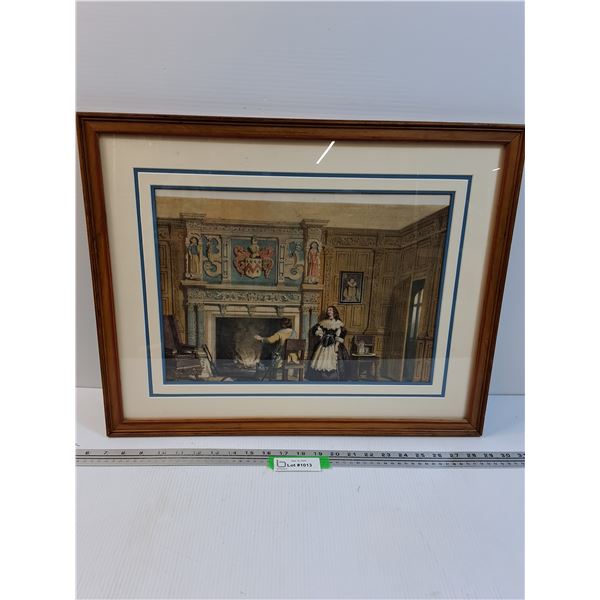 Postlip Hall Print by Joesph Nash - 23" x 18"
