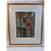 Image 1 : * Manhattan Monoprint" By Zofia Senozch - 28" x 34" - PICK UP ONLY