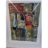 Image 2 : * Manhattan Monoprint" By Zofia Senozch - 28" x 34" - PICK UP ONLY