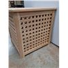 Image 3 : * Ikea Wood Modern Style Open Box Storage - 20" x 20" x 20" - CANNOT SHIP