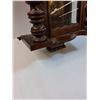Image 3 : Antique Vienna Style Wall Clock Has Key - 16" x 33" x 7" - Some Wear, As Is - CANNOT SHIP