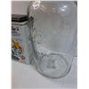 Image 3 : Mason Storage Glass Jar 11" Tall, Nellie's Laundry Nuggets Tin - 8" Tall