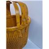 Image 5 : * Large Vintage Willow Grain Basket w/ Wooden Handle -22" x 15" - PREFERRED PICK-UP
