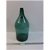 Image 1 : Vintage Green Demijohn Glass Bottle - 19" x 9"