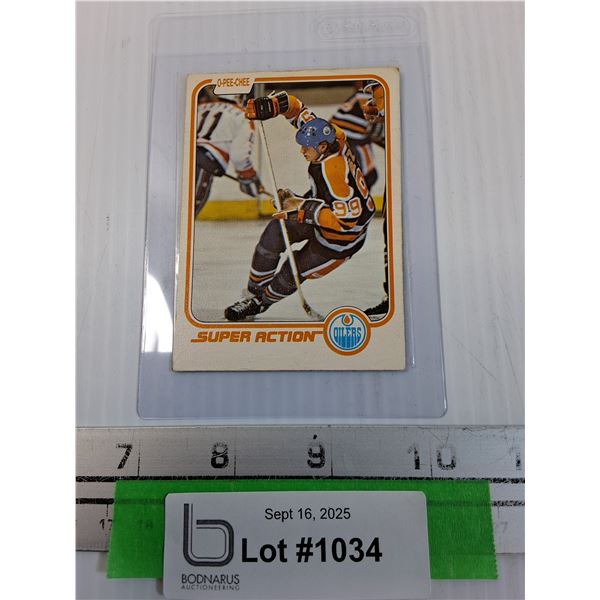 Wayne Gretzky 1980 OPC 2nd Year Hockey Trading Card - CANNOT GUARANTEE AUTHENTICATION