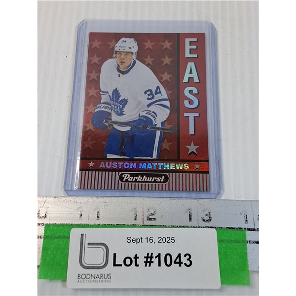 Auston Matthews 2nd Year Insert Hockey Trading Card - CANNOT GUARANTEE AUTHENTICATION